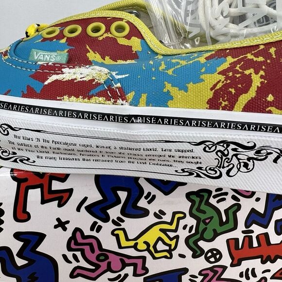 Vans X Aries‎ OG Authentic LX Shoes Weed Muted VN0A4BV9 Size 7.5M/9W NEW main image 6